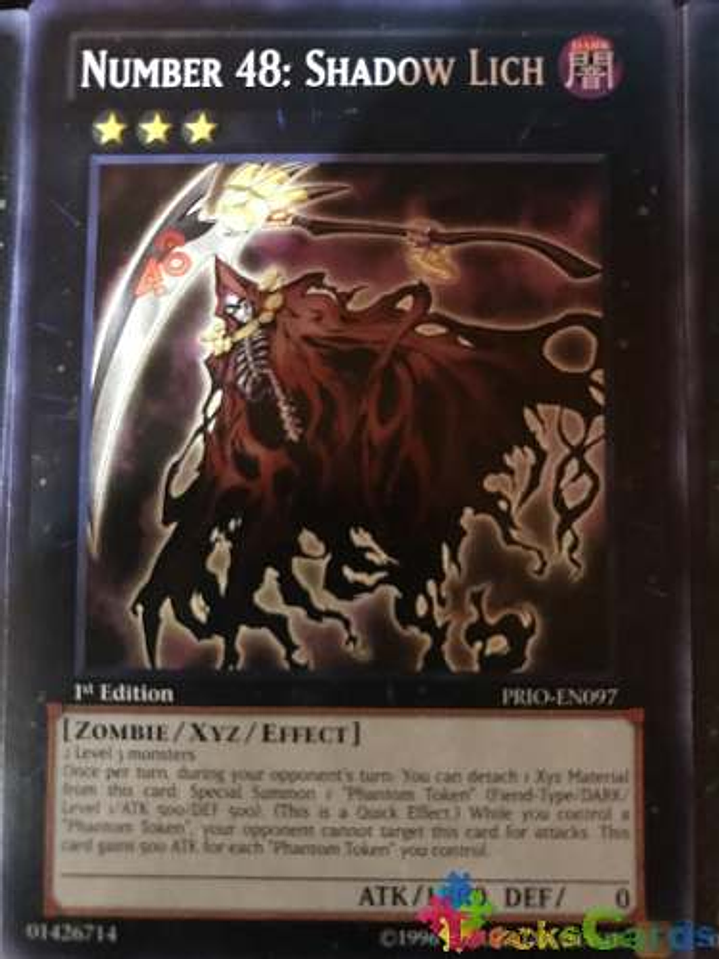 Number 48: Shadow Lich - prio-en097 - Common 1st Edition 1