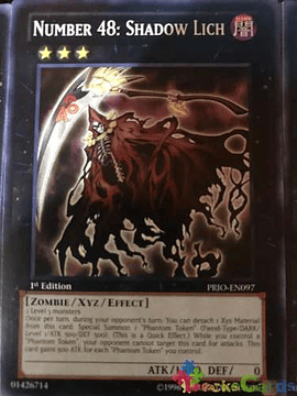 Number 48: Shadow Lich - prio-en097 - Common 1st Edition