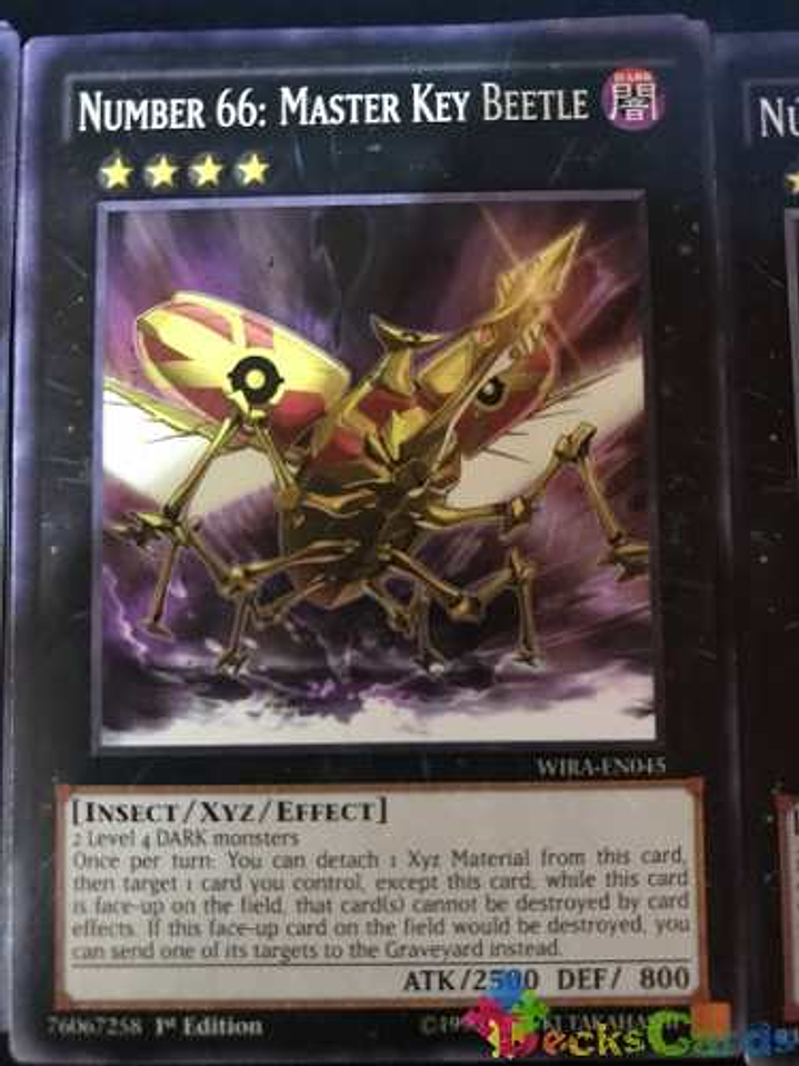 Number 66: Master Key Beetle - wira-en045 - Common 1st Edition 1