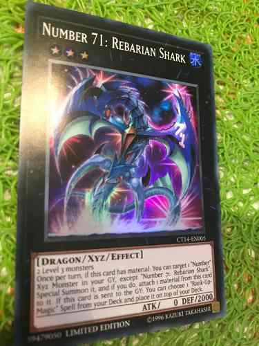 Number 71: Rebarian Shark - ct14-en005 - Super Rare Limited