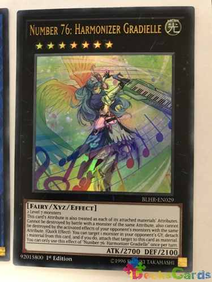Number 76: Harmonizer Gradielle - blhr-en029 - Ultra Rare 1st Edition 1
