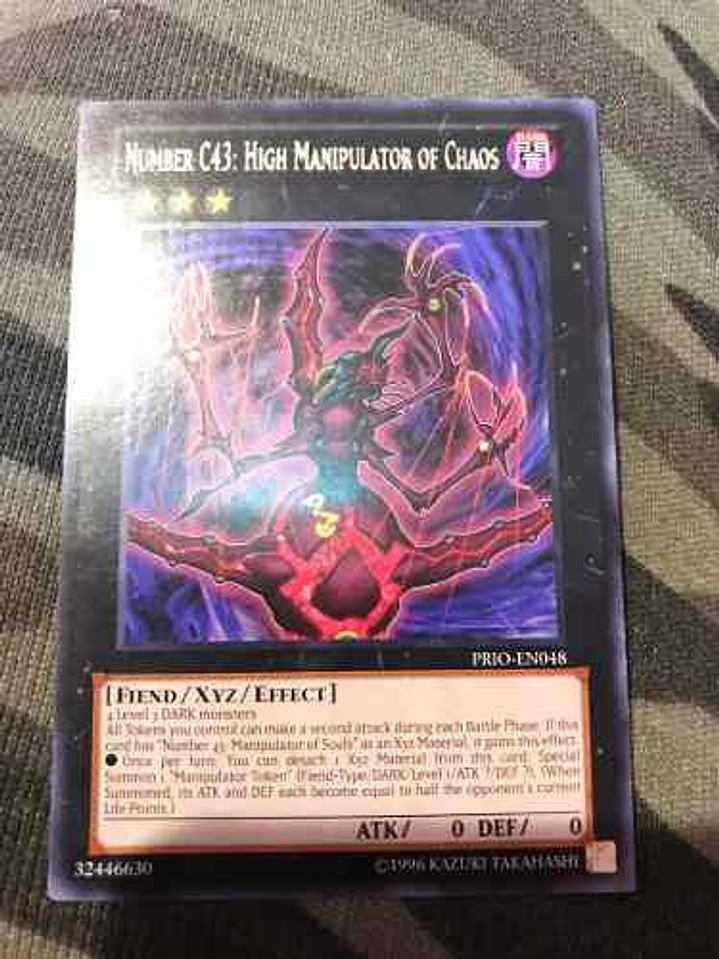 Number C43: High Manipulator of Chaos - PRIO-EN048 - Rare 1st Edition 1