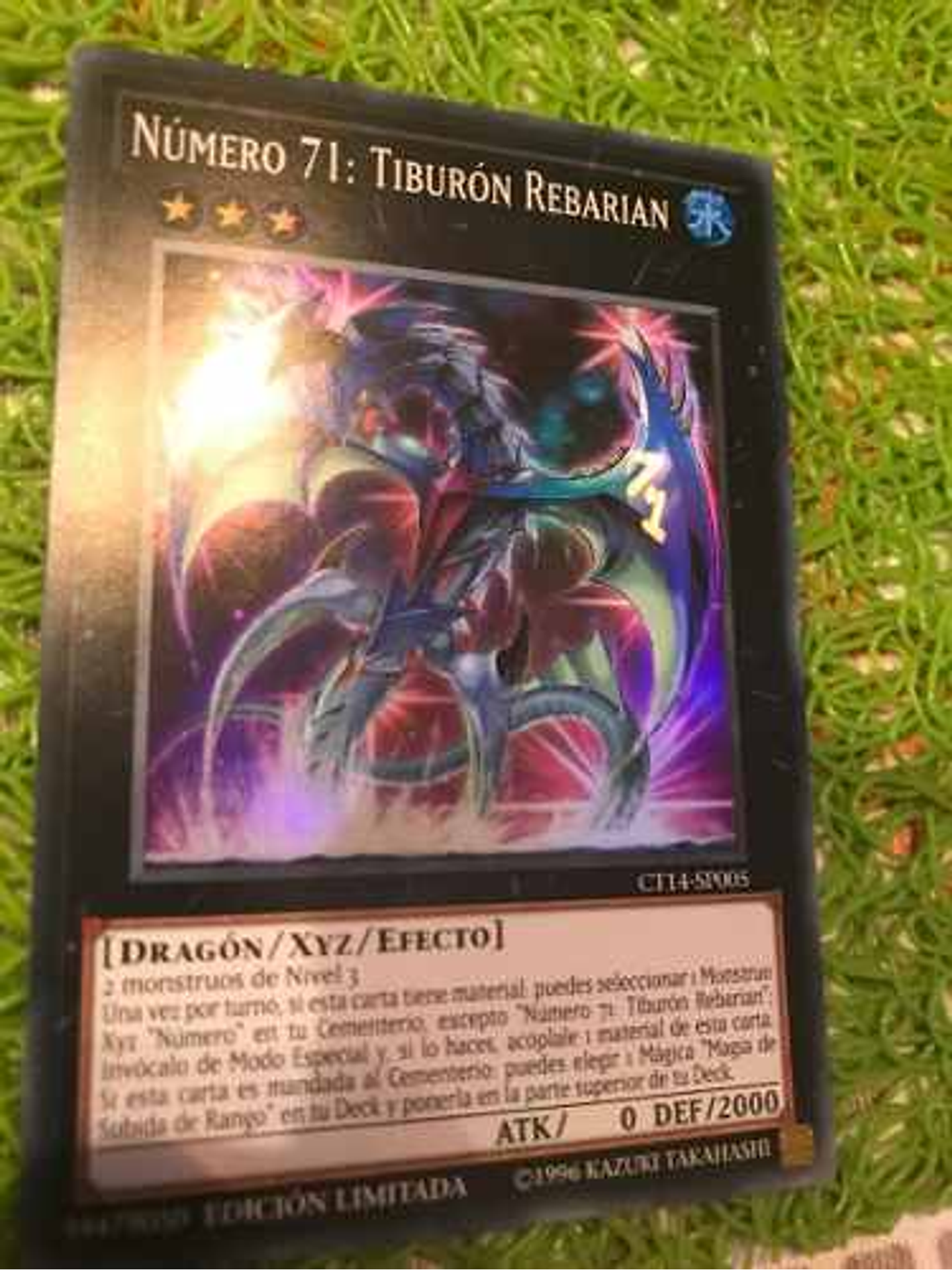 Number 71: Rebarian Shark - ct14-en005 - Super Rare Limited 2