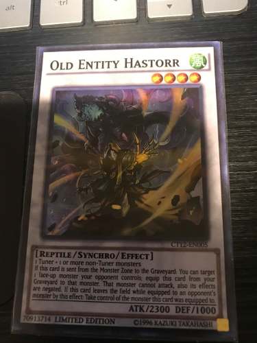 Old Entity Hastorr - ct12-en005 - Super Rare Limited Edition