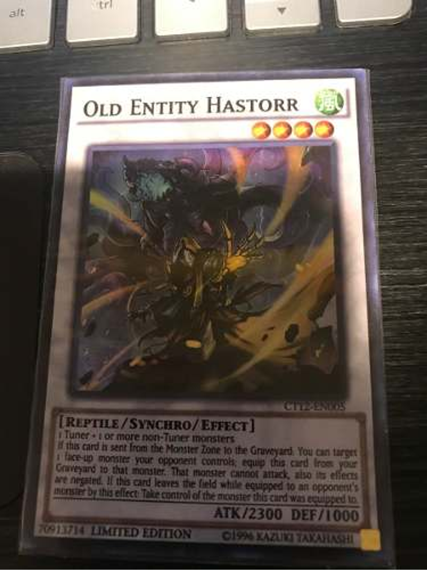 Old Entity Hastorr - ct12-en005 - Super Rare Limited Edition 1