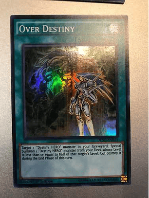 Over Destiny - deso-en015 - Super Rare 1st Edition