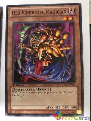 Old Vindictive Magician - ys13-en020 - Common 1st Edition