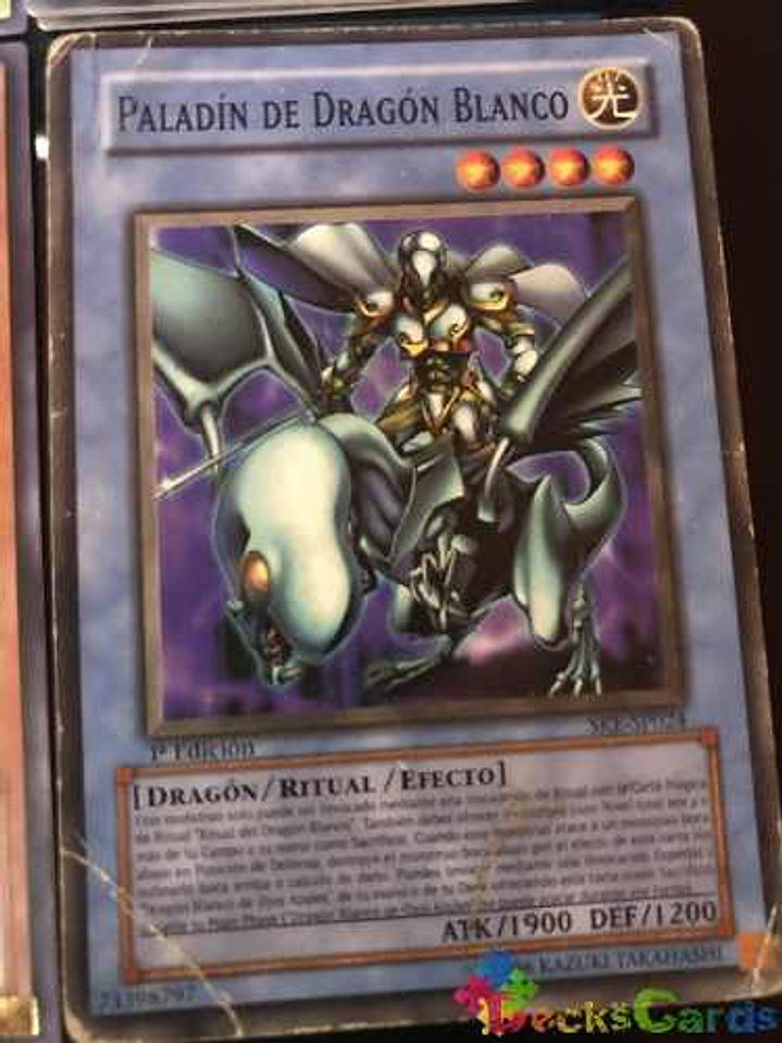 Paladin Of White Dragon - ske-024 - Common 1st Edition 1