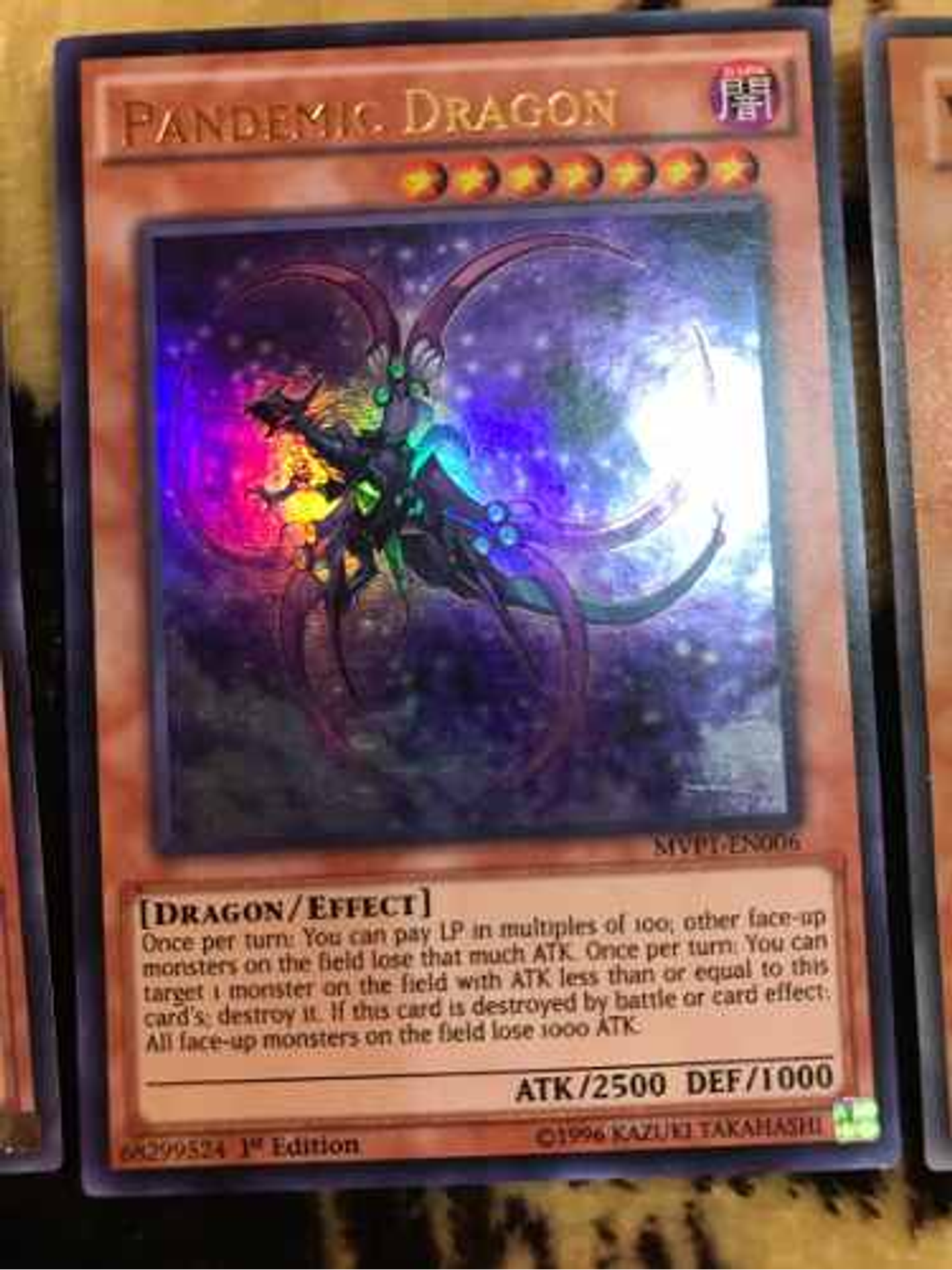 Pandemic Dragon - mvp1-en006 - Ultra Rare 1st Edition 1