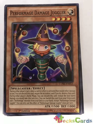 Performage Damage Juggler - core-en015 - Common 1st Edition
