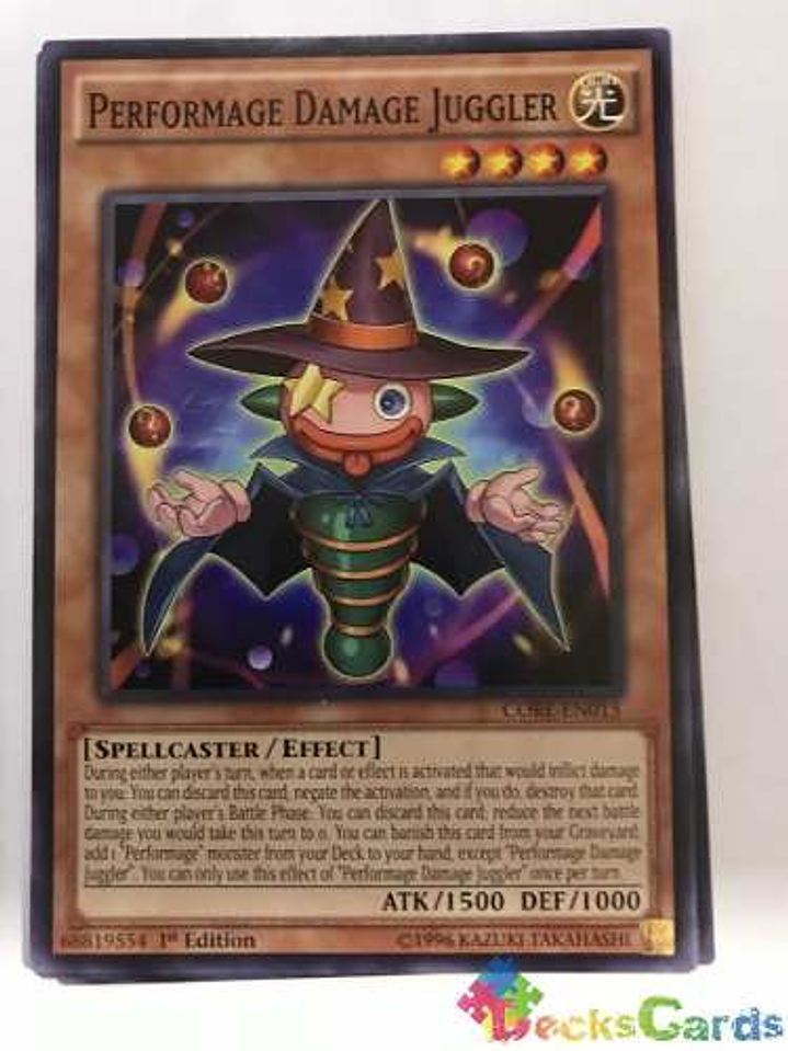Performage Damage Juggler - core-en015 - Common 1st Edition 1