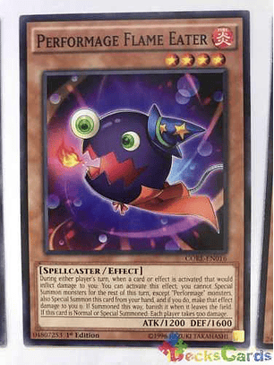 Performage Flame Eater - core-en016 - Common 1st Edition