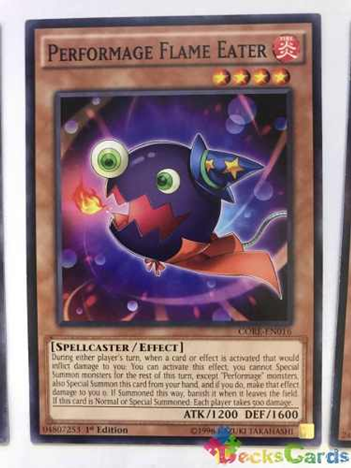 Performage Flame Eater - core-en016 - Common 1st Edition 1