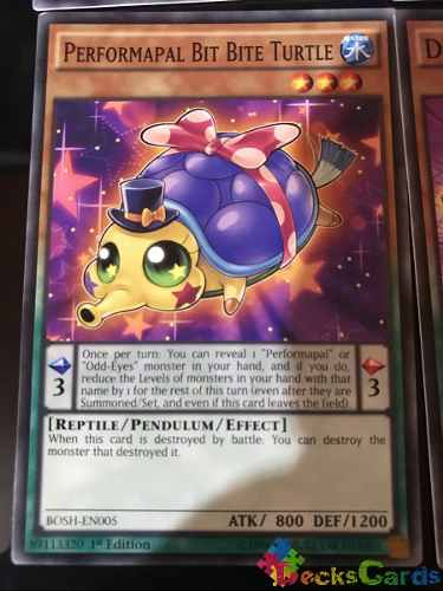 Performapal Bit Bite Turtle - bosh-en005 - Common 1st Editio 1