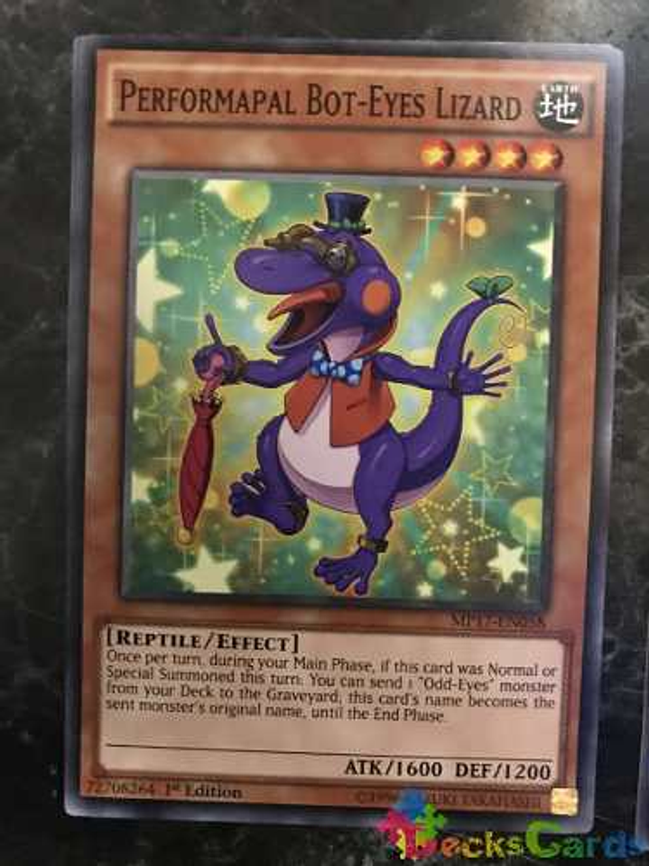 Performapal Bot-eyes Lizard - mp17-en058 - Common 1st Editio 1
