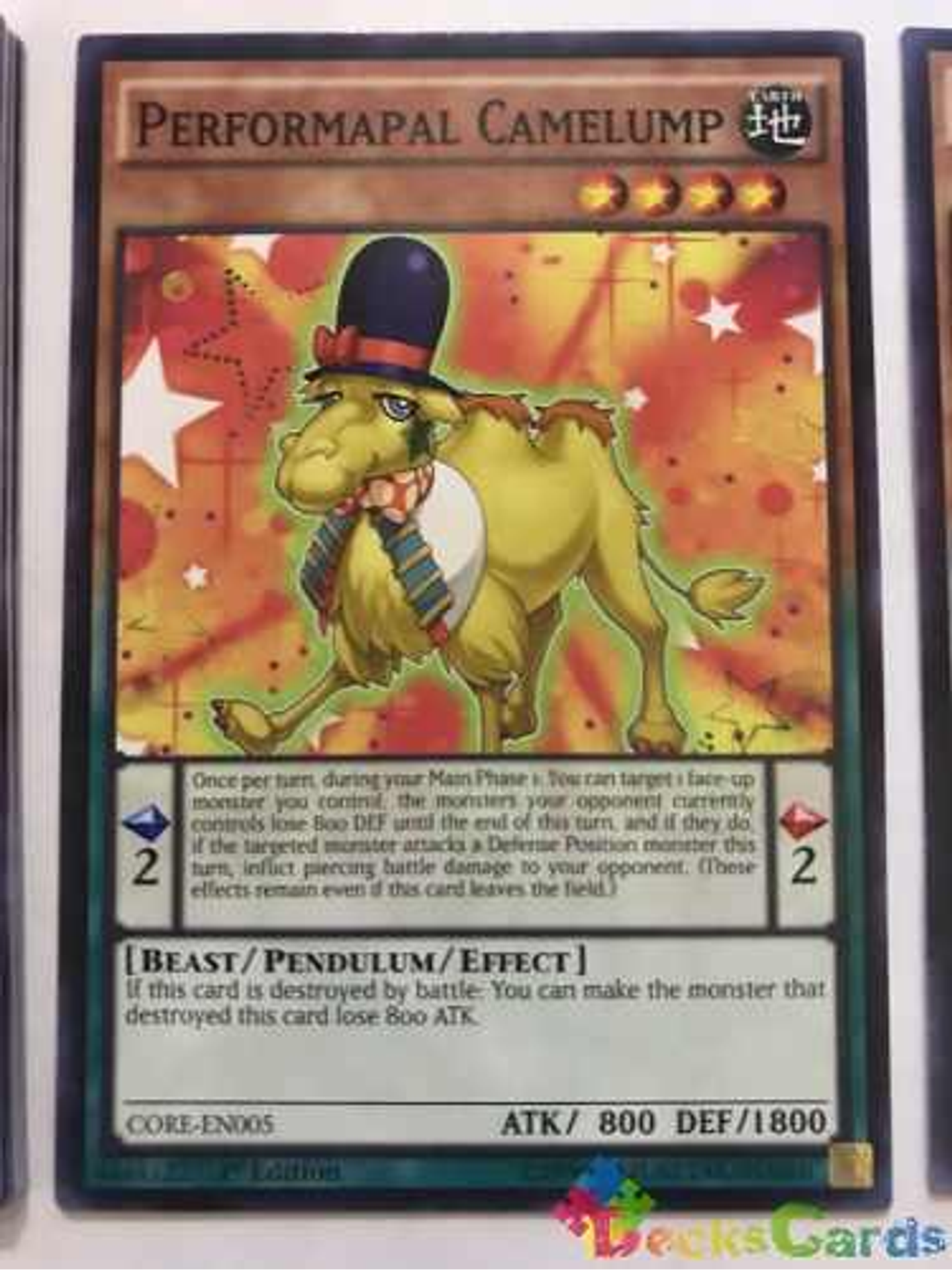 Performapal Camelump - core-en005 - Common 1st Edition 1