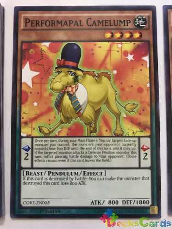 Performapal Camelump - core-en005 - Common 1st Edition 1
