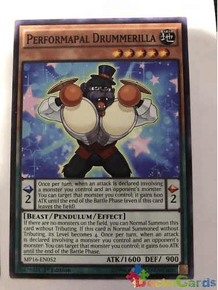 Performapal Drummerilla - mp16-en052 - Common 1st Edition
