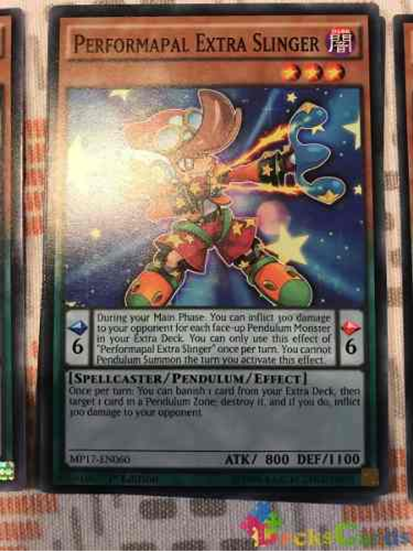 Performapal Extra Slinger - mp17-en060 - Common 1st Edition 1