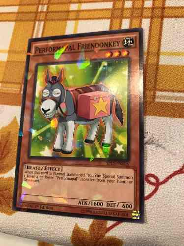 Performapal Friendonkey - sp15-en026 - Shatterfoil Rare 1st Edition 1