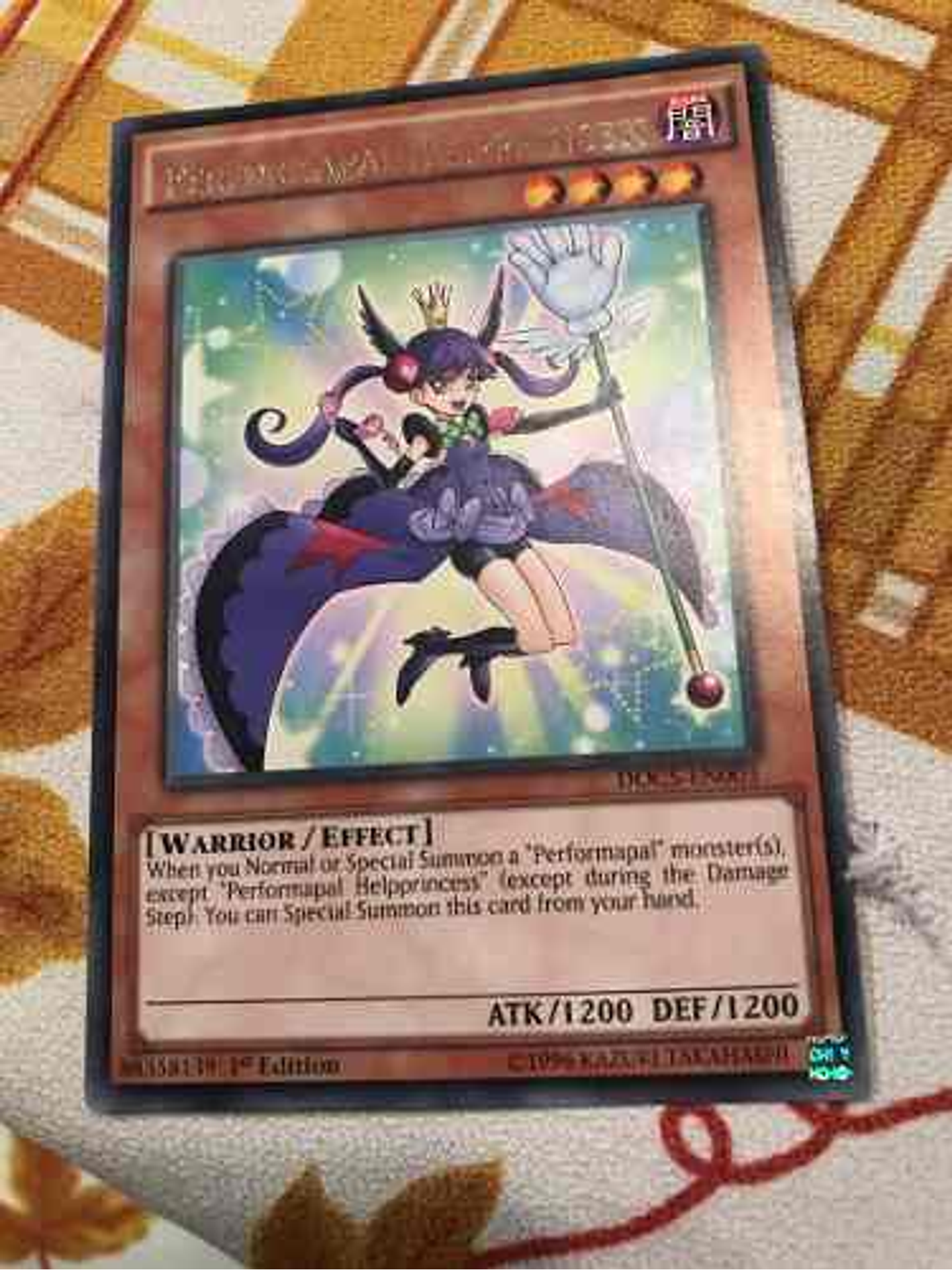 Performapal Helpprincess - docs-en003 - Rare 1st Edition 1