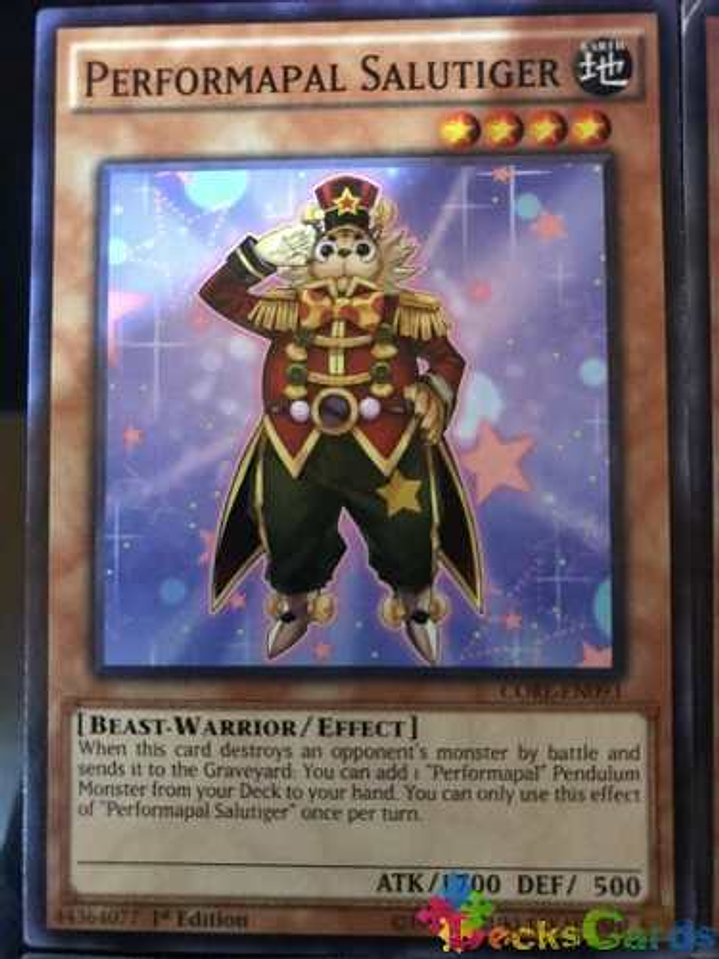 Performapal Salutiger - core-en093 - Common 1st Edition 1