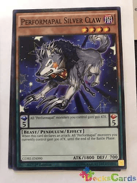 Performapal Silver Claw - core-en090 - Common 1st Edition