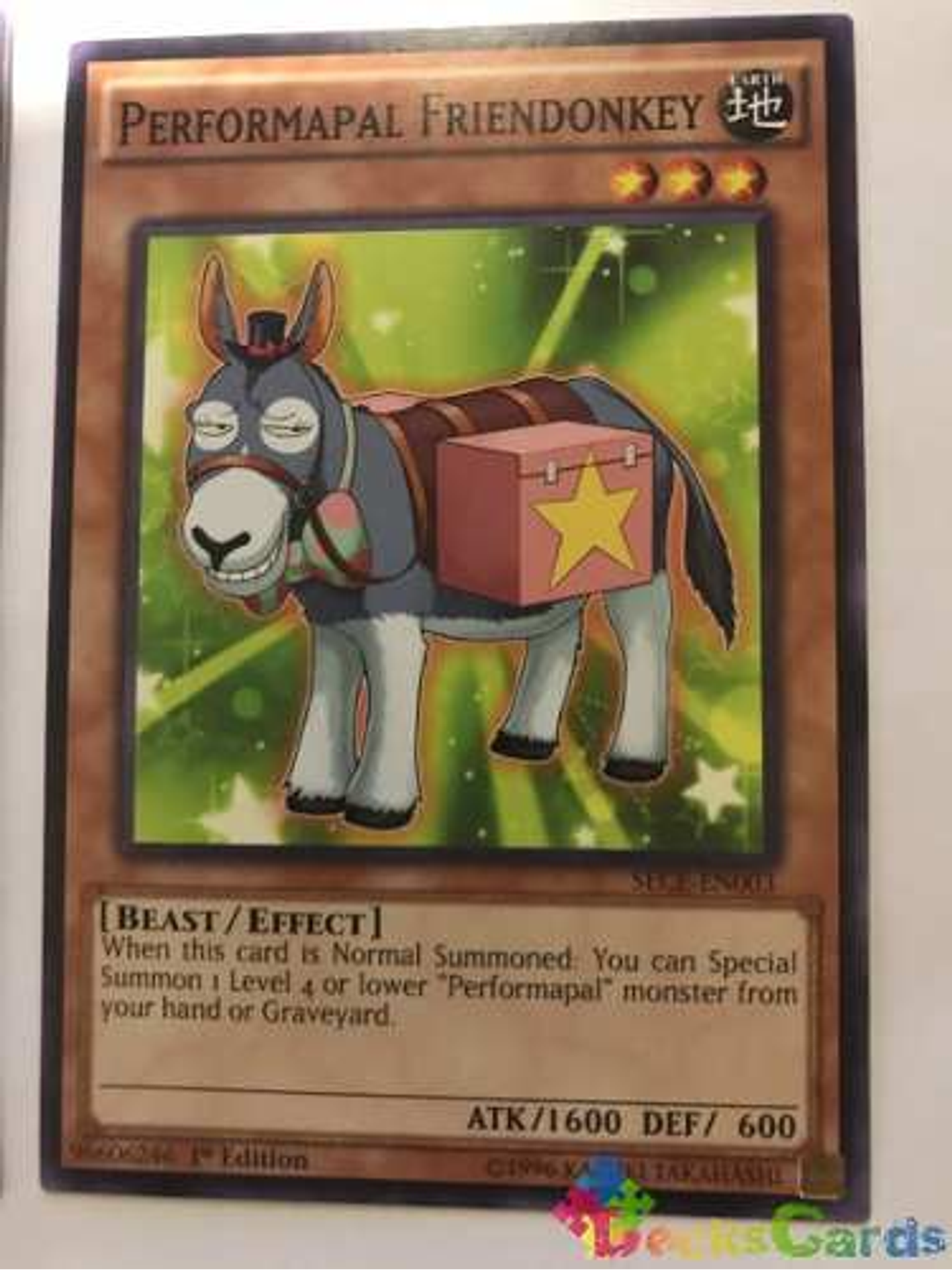 Performapal Friendonkey - sece-en003 - Common 1st Edition 2
