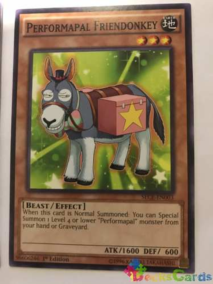 Performapal Friendonkey - sece-en003 - Common 1st Edition 2