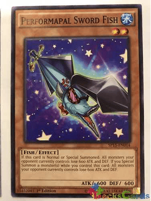 Performapal Sword Fish - sp15-en014 - Common 1st Edition