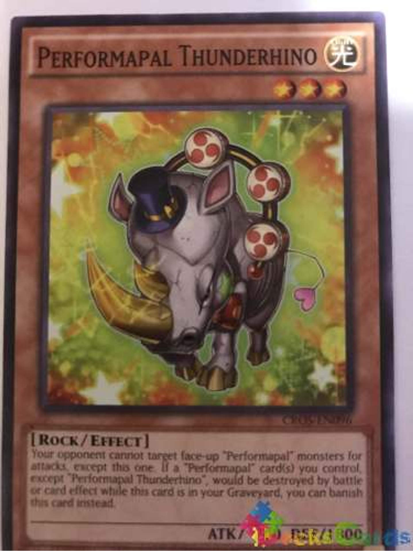Performapal Thunderhino - cros-en096 - Common 1st Edition 1