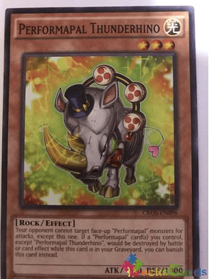 Performapal Thunderhino - cros-en096 - Common 1st Edition