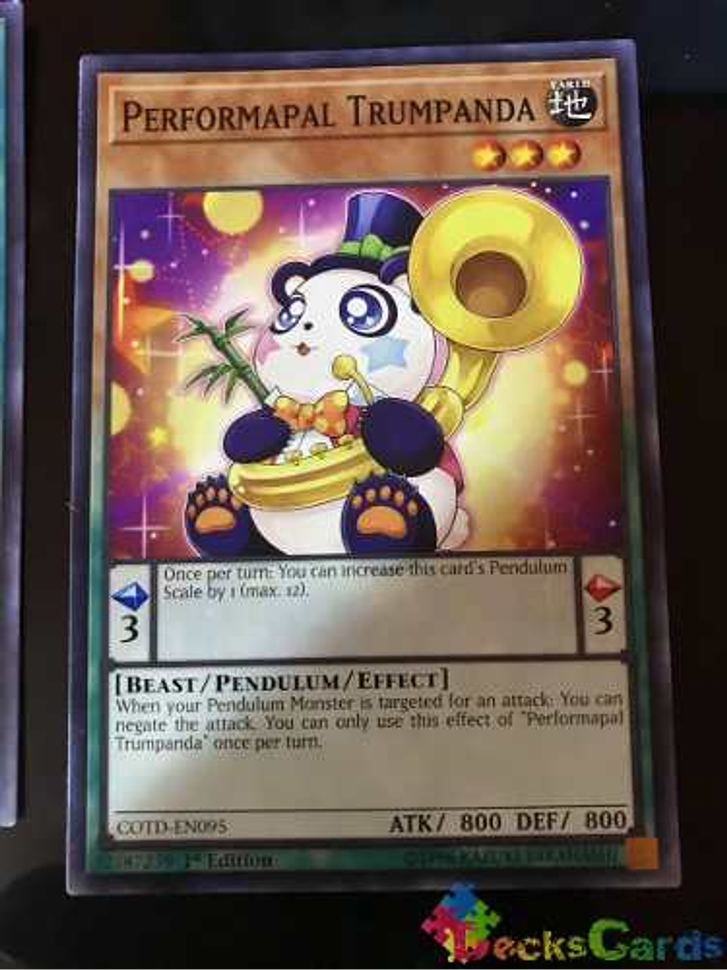 Performapal Trumpanda - cotd-en095 - Common 1st Edition 1