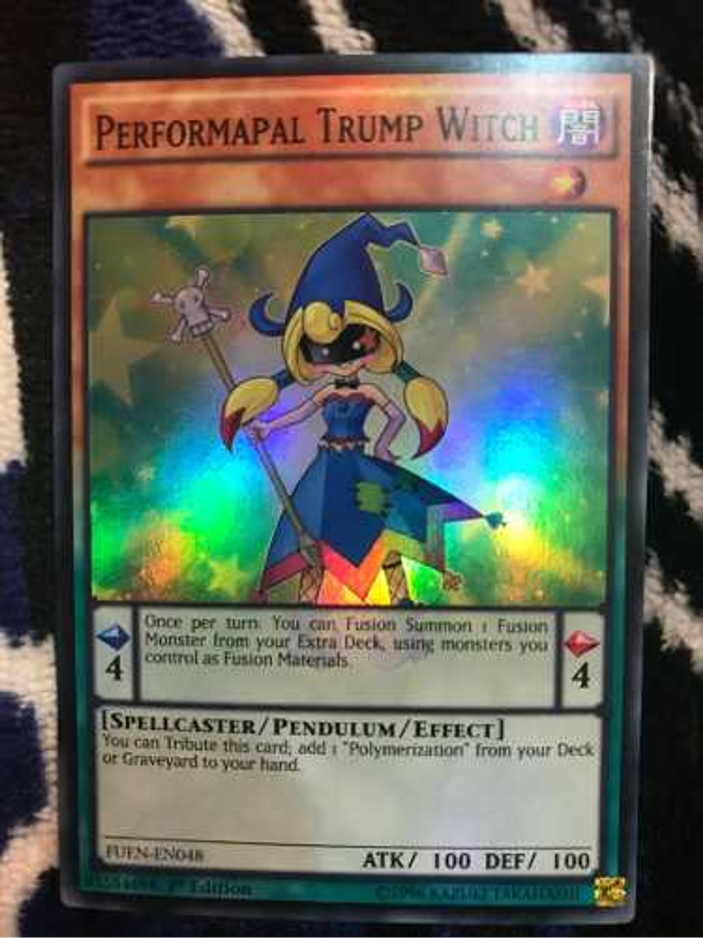 Performapal Trump Witch - fuen-en048 - Super Rare 1st Editio 1