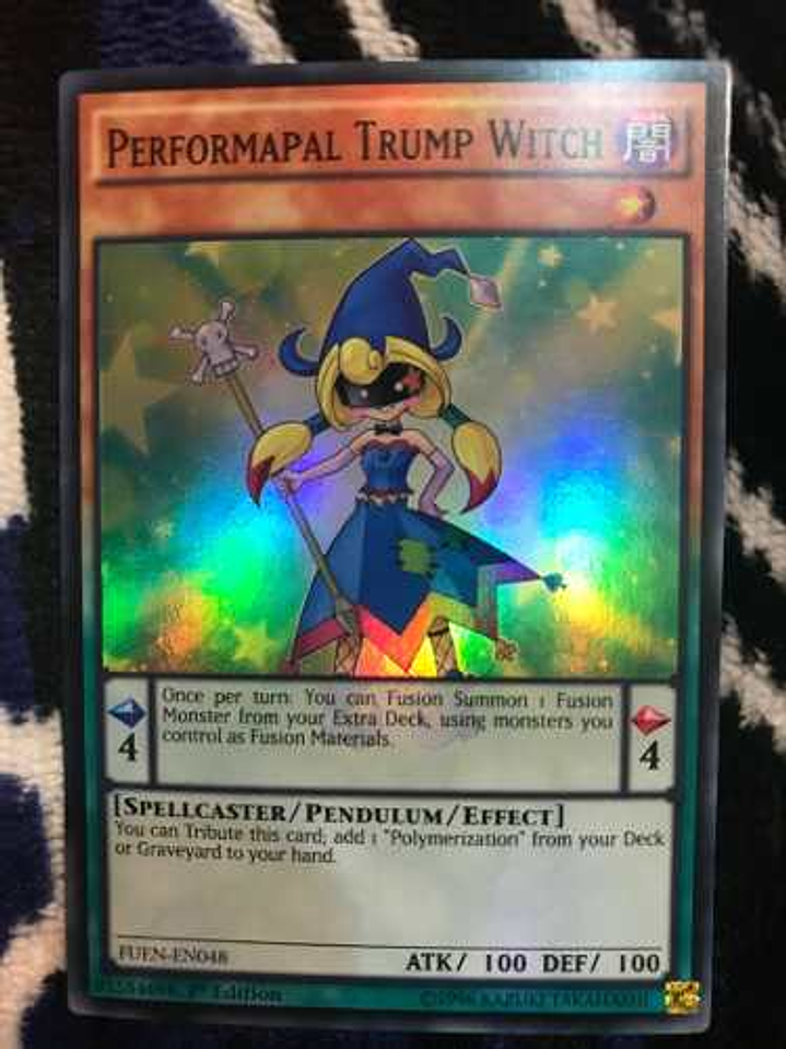 Performapal Trump Witch - fuen-en048 - Super Rare 1st Editio 1