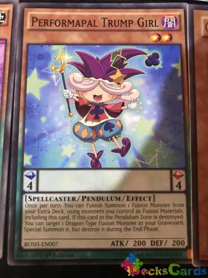 Performapal Trump Girl - bosh-en007 - Common 1st Edition 1