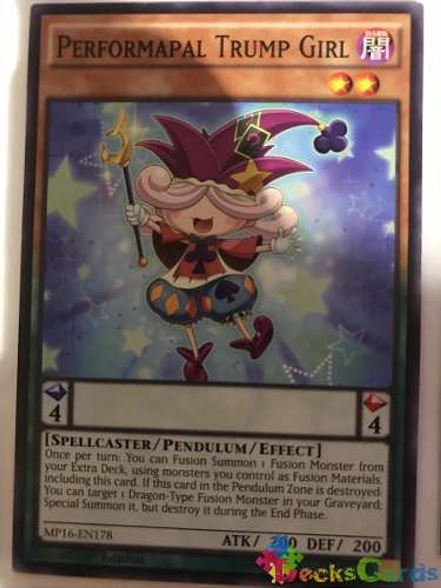 Performapal Trump Girl - mp16-en178 - Common 1st Edition 1