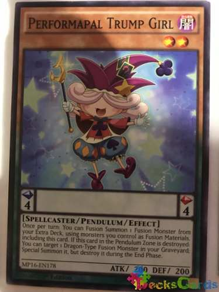 Performapal Trump Girl - mp16-en178 - Common 1st Edition 1
