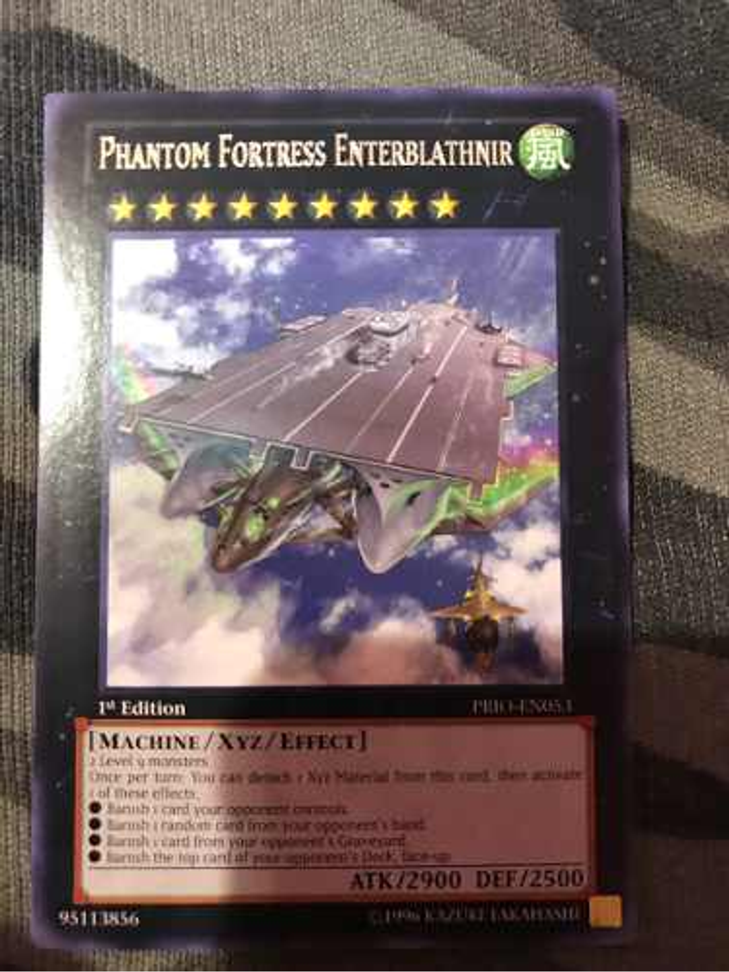 Phantom Fortress Enterblathnir - PRIO-EN053 - Rare 1st Edition 1