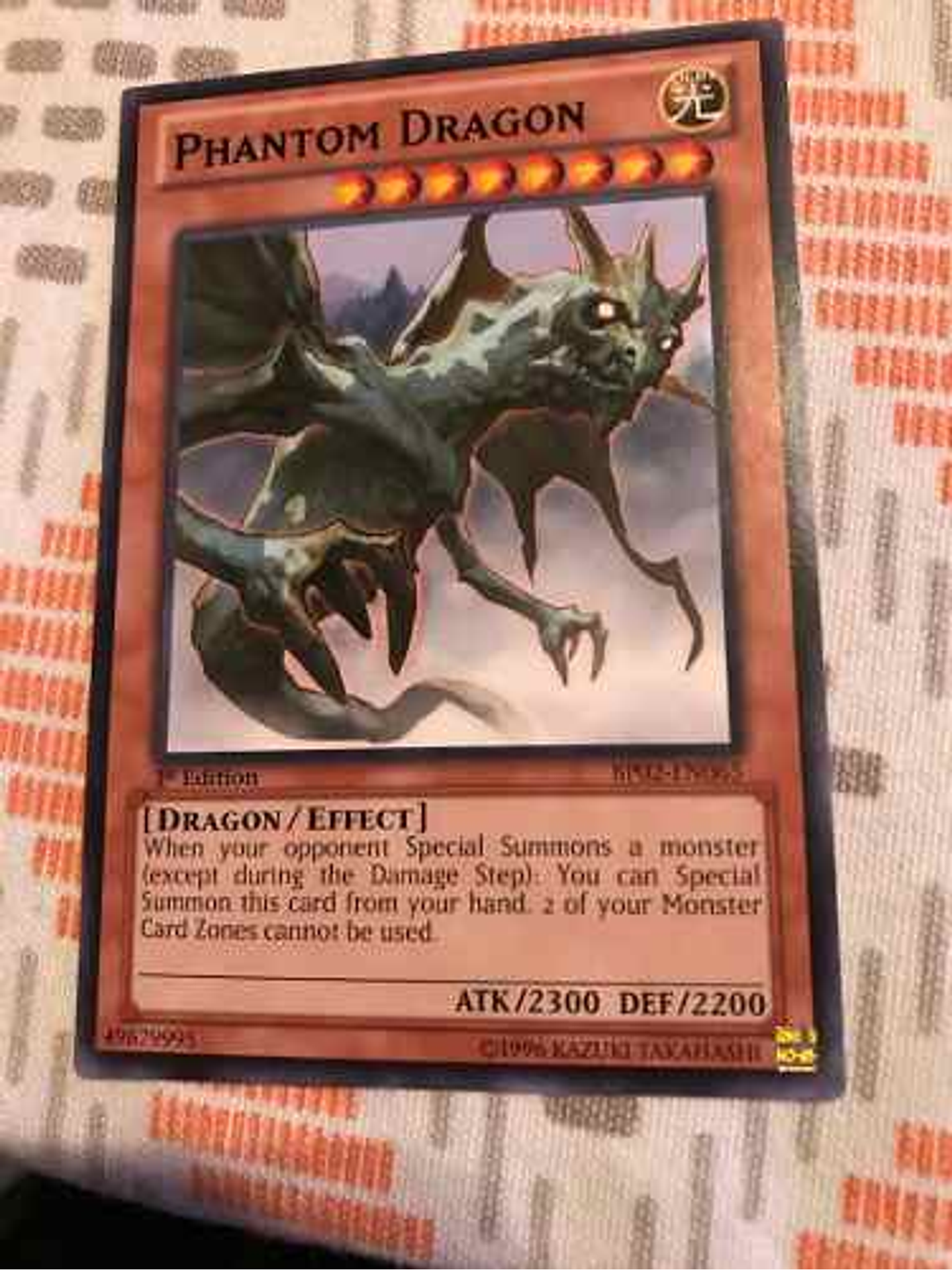 Phantom Dragon - bp02-en065 - Rare 1st Edition 1