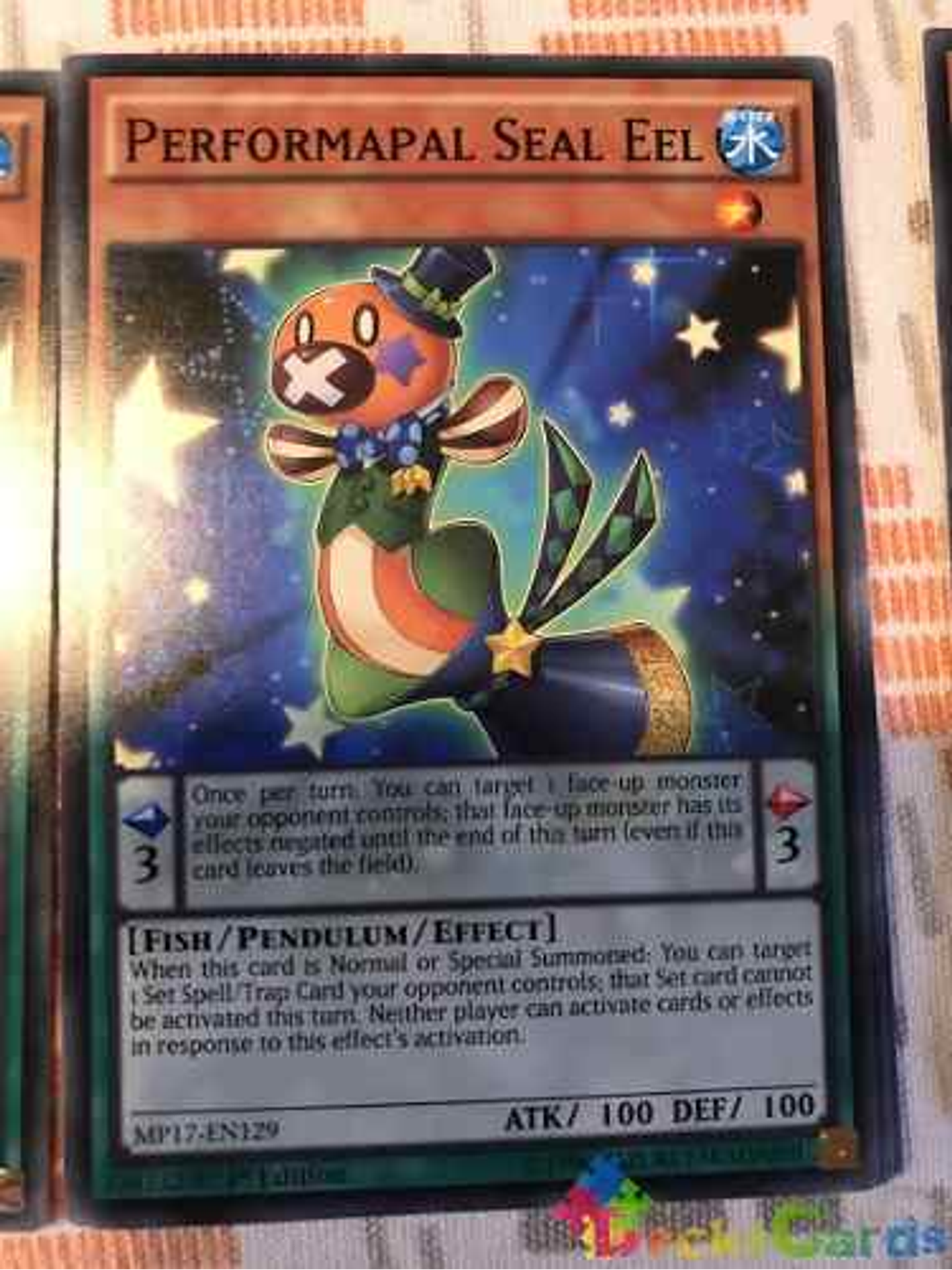 Performapal Seal Eel - mp17-en129 - Common 1st Edition 2