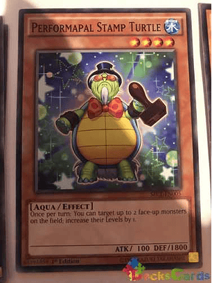 Performapal Stamp Turtle - sece-en005 - Common 1st Edition