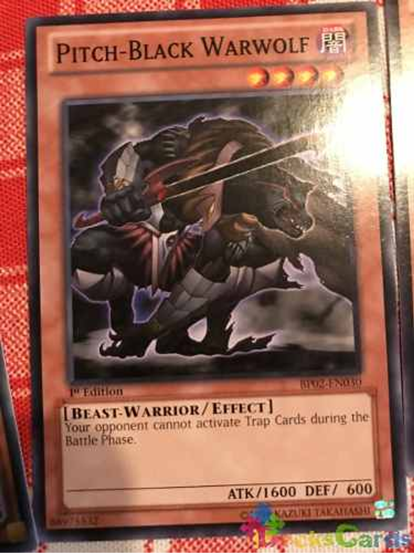 Pitch-black Warwolf - bp02-en030 - Common 1st Edition 1