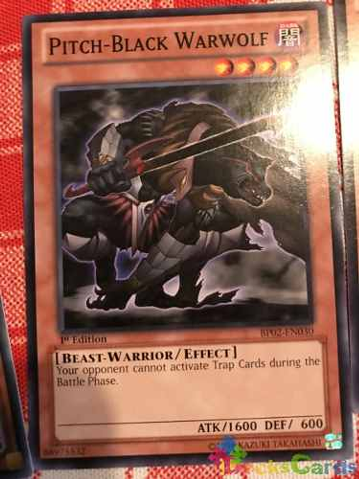 Pitch-black Warwolf - bp02-en030 - Common 1st Edition 1