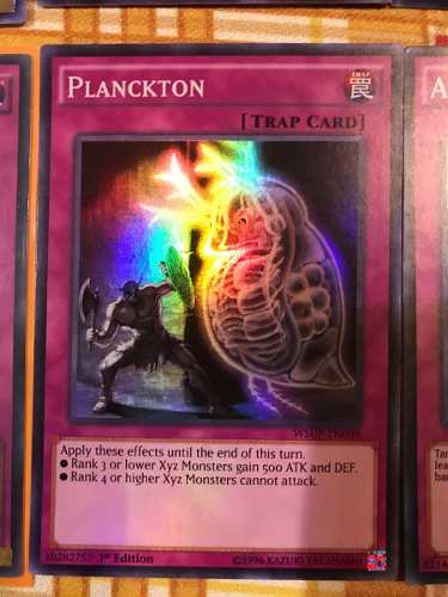 Planckton - wsup-en039 - Super Rare 1st Edition 1