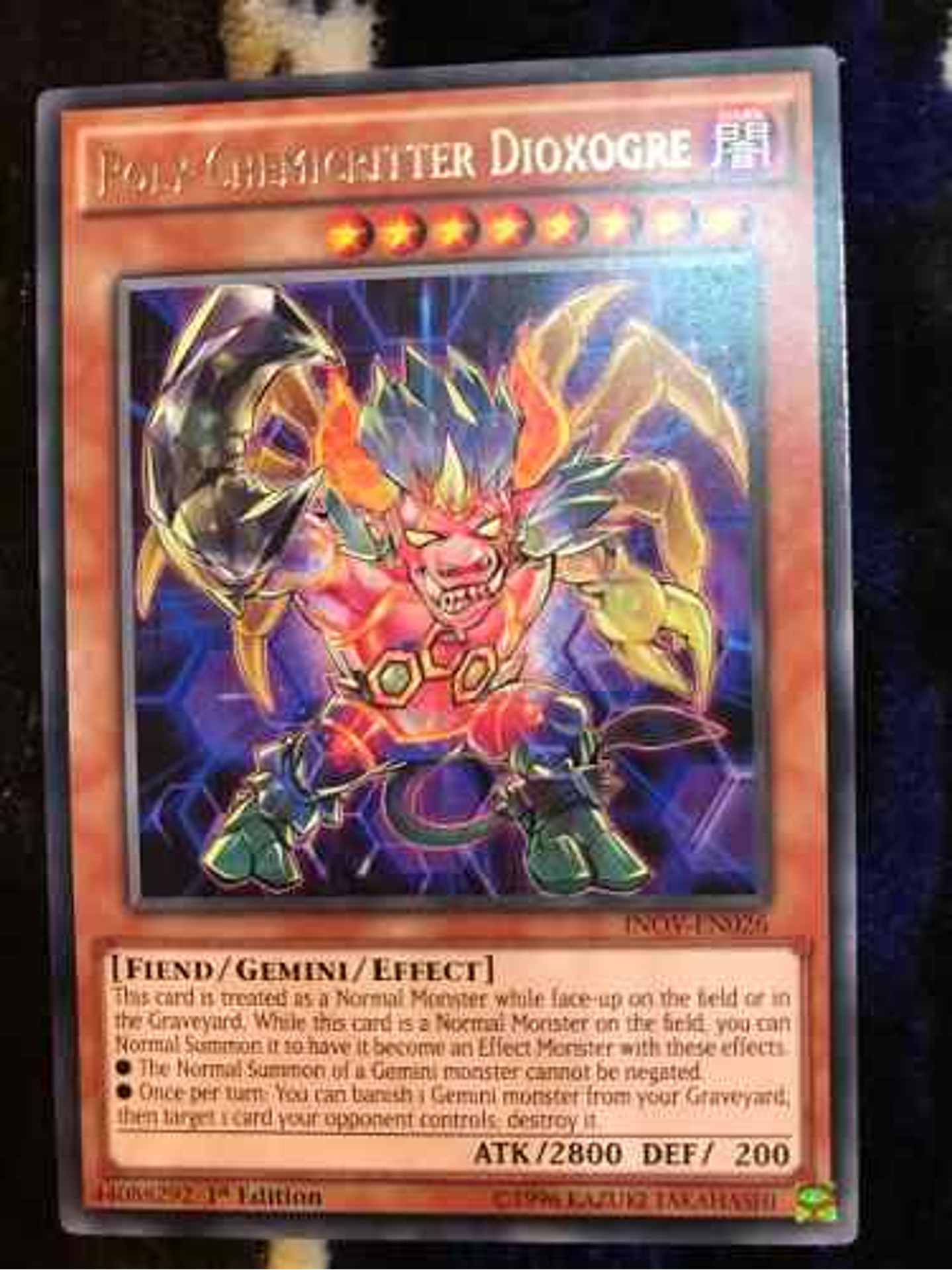 Poly-chemicritter Dioxogre - inov-en026 - Rare 1st Edition 1