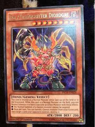 Poly-chemicritter Dioxogre - inov-en026 - Rare 1st Edition
