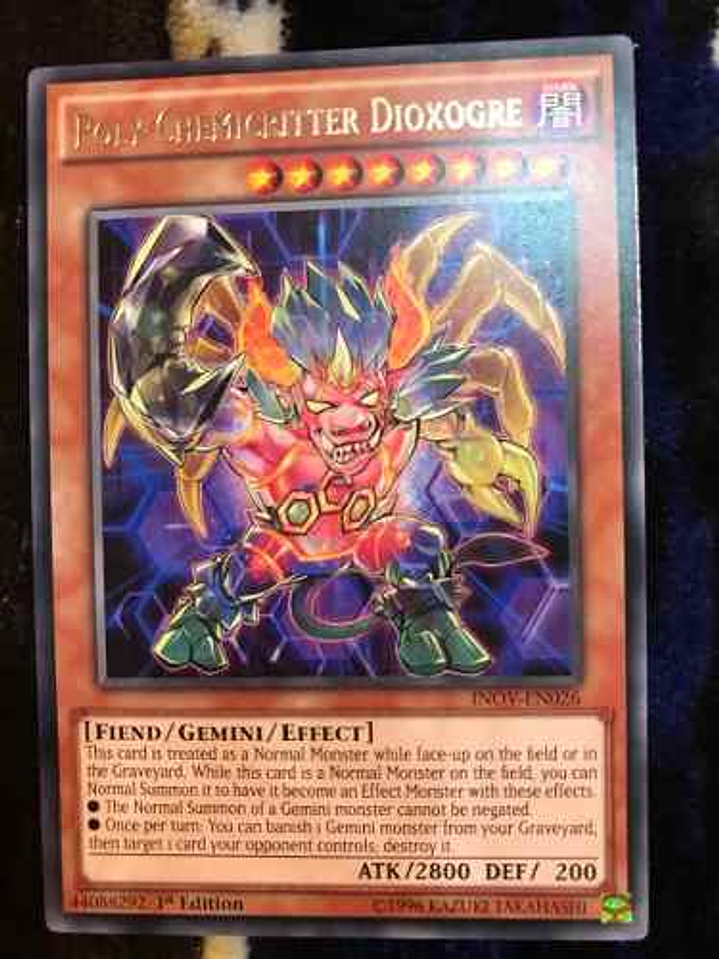 Poly-chemicritter Dioxogre - inov-en026 - Rare 1st Edition 1