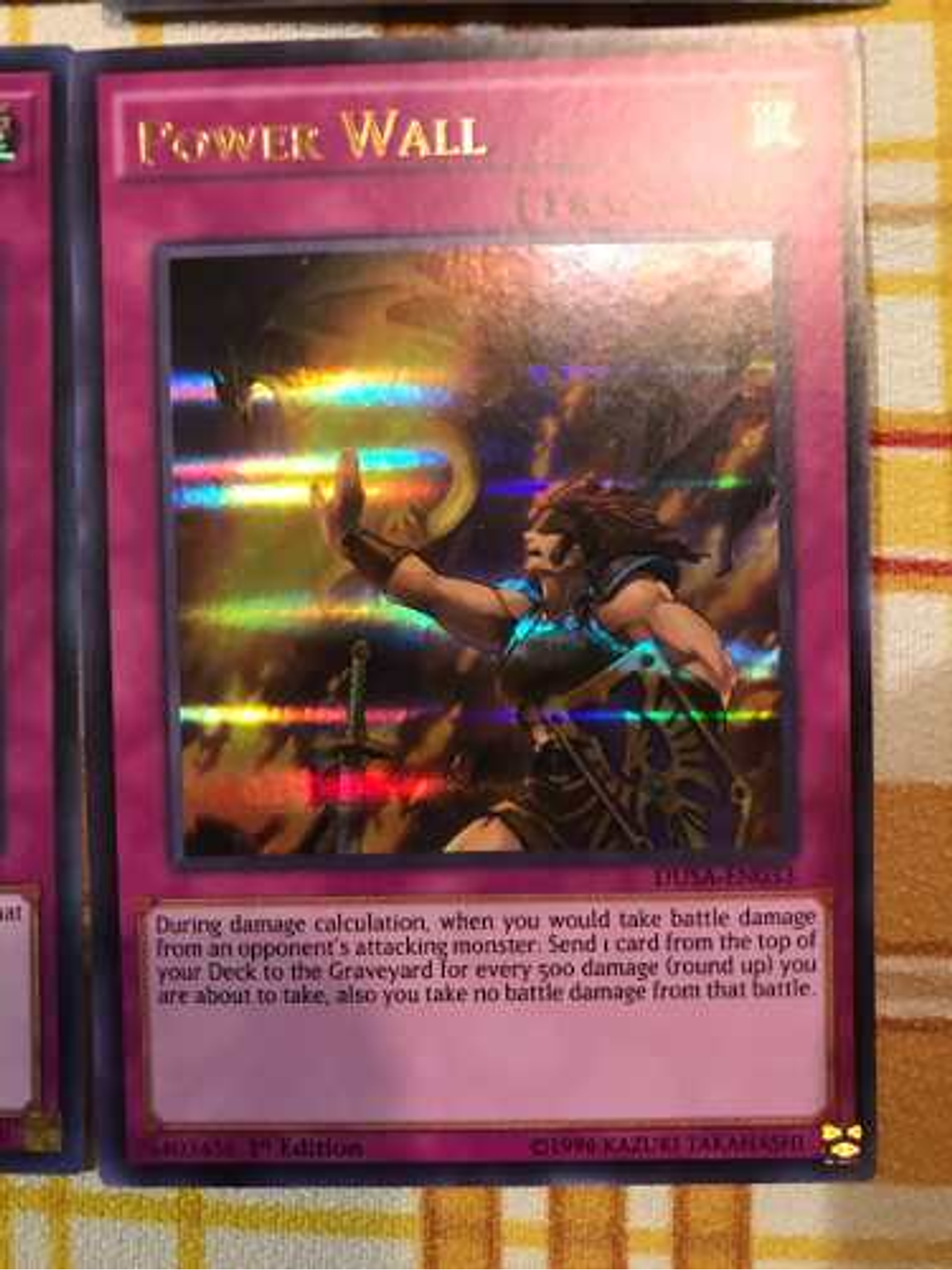 Power Wall - dusa-en033 - Ultra Rare 1st Edition 1