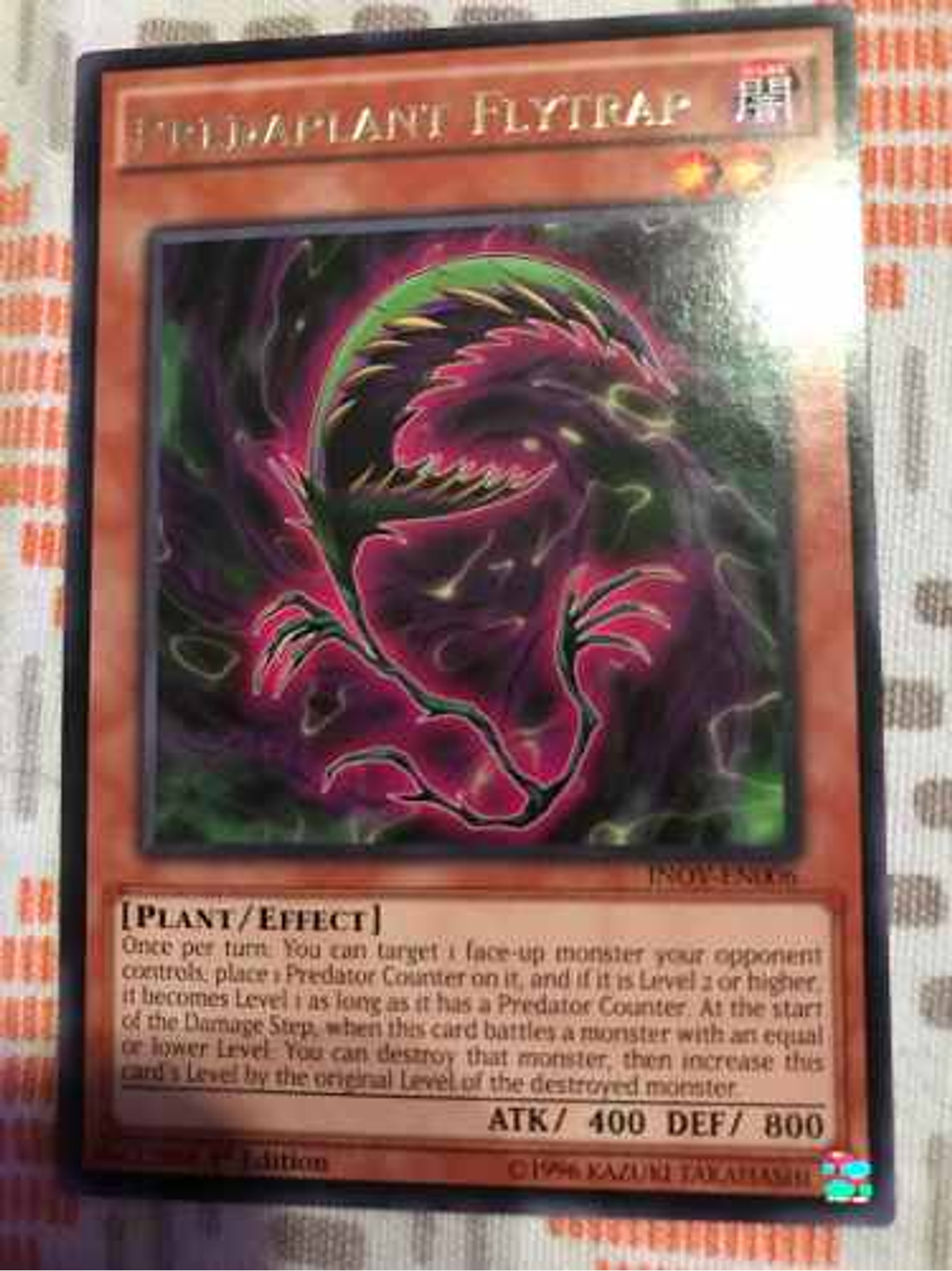 Predaplant Flytrap - inov-en006 - Rare 1st Edition 1